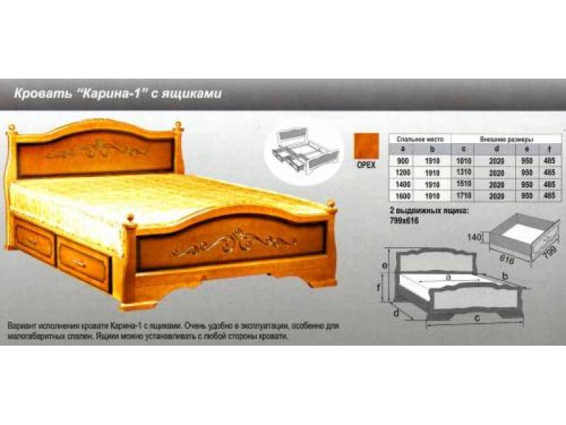 кровать карина 1 в Кемерово