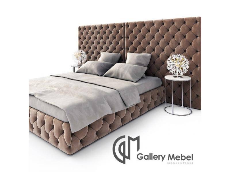 кровать с большим изголовьем letto gm 12 в Кемерово