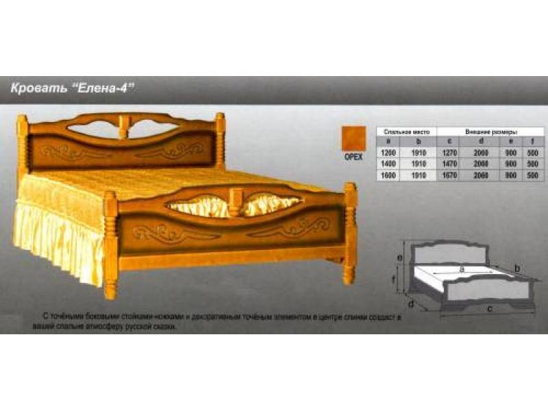 кровать елена 4 в Кемерово