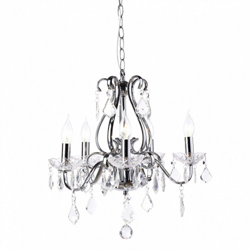 люстра chateaux хром, прозрачная в Кемерово