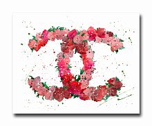 постер coco flowers a4 в Кемерово