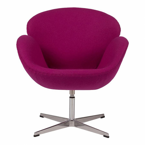 кресло swan chair лиловое в Кемерово