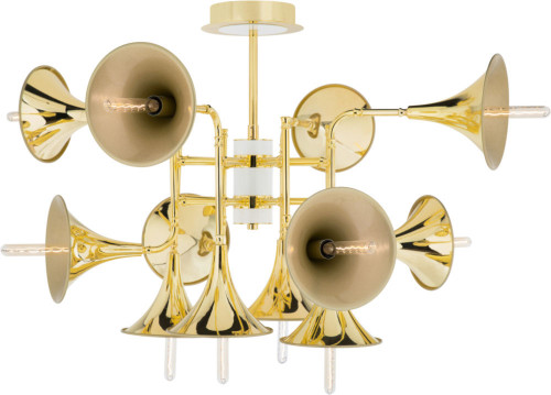 люстра music horn золото в Кемерово