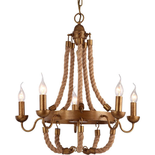 подвесная люстра arte lamp amaca a8957lm-5bz в Кемерово