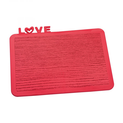 разделочная доска happy board love, красная в Кемерово