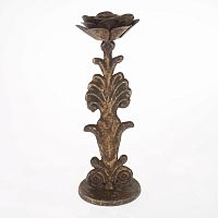 подсвечник золотой резной ryder, 22 см в Кемерово