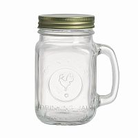 кружка с крышкой bormioli rocco drinking jar в Кемерово