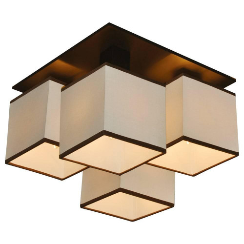 потолочная люстра arte lamp quadro a4402pl-4bk в Кемерово