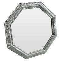 зеркало серебряное восьмиугольное с декором sparkle silver в Кемерово