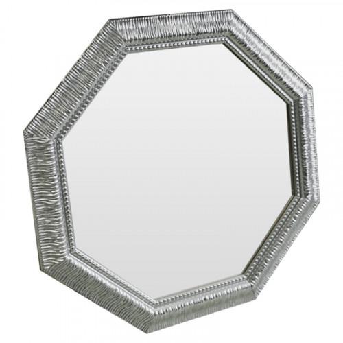 зеркало серебряное восьмиугольное с декором sparkle silver в Кемерово