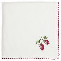 салфетка strawberry red w/embroidery в Кемерово