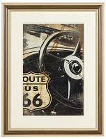 постер с паспарту в раме route 66 в Кемерово