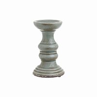 подсвечник серый фигурный grey, 18,5 см в Кемерово