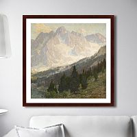 картина: high sierra, mountain scene, 1905г. в Кемерово