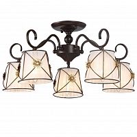 потолочная люстра arte lamp 72 a5495pl-5br в Кемерово