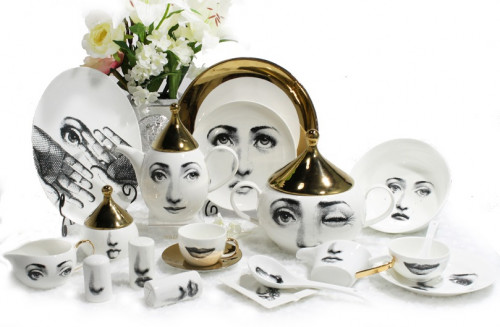 столовый сервиз пьеро форназетти golden faces в Кемерово
