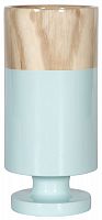ваза настольная rustic chic tube wood blue в Кемерово