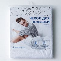 чехол защитный на подушку с мембраной blue sleep hybrid 050*070 в Кемерово