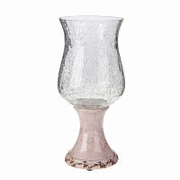 подсвечник стеклянный pinky, 36 см в Кемерово