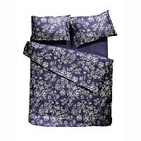 комплект постельного белья decoflux сатин 2 семейный peony indigo в Кемерово