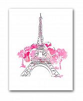 постер paris а3 (розовый) в Кемерово