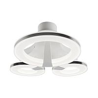 потолочный светодиодный светильник idlamp jenevra 397/3pf-ledwhitechrome в Кемерово