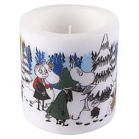 свеча большая moomin зимний лес, 8 см в Кемерово