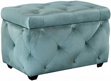 сундук leset classic-е64 велюр yd-25b бирюзовый/ножки пластик в Кемерово