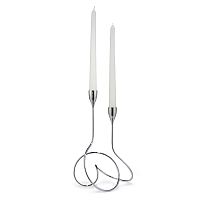 подсвечник металлический на 2 свечи loop, 28 см в Кемерово