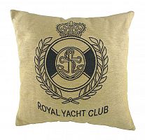 подушка с гербом королевского royal yacht club в Кемерово