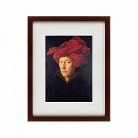 картина: portrait of a man in a chaperon (self-portrait), 1433 в Кемерово