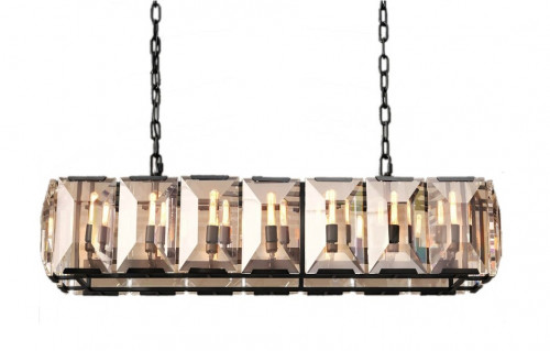 люстра harlow l100 черное основание, прозрачное стекло в Кемерово