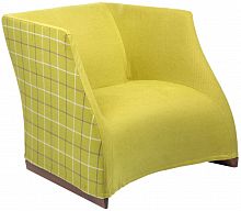 кресло vivienne armchair yellow checkerboard в Кемерово