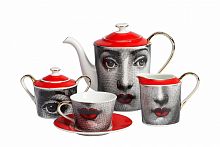 чайный сервиз faces пьеро форназетти red в Кемерово