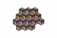 ковер parquet hexagon orange 305x188 от gan в Кемерово