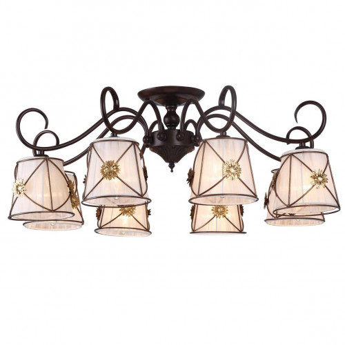 потолочная люстра arte lamp 72 a5495pl-8br в Кемерово