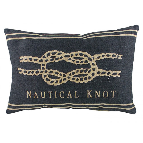 подушка с морским узлом nautical knot denim в Кемерово