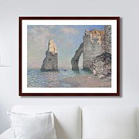 картина: the rock needle and the porte d'aval, 1885г. в Кемерово