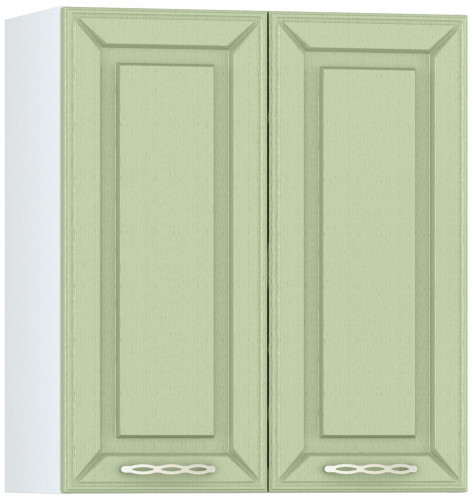 шкаф навесной 600 2 двери кухня маргарита фисташка структурная, можно сушку установить в Кемерово