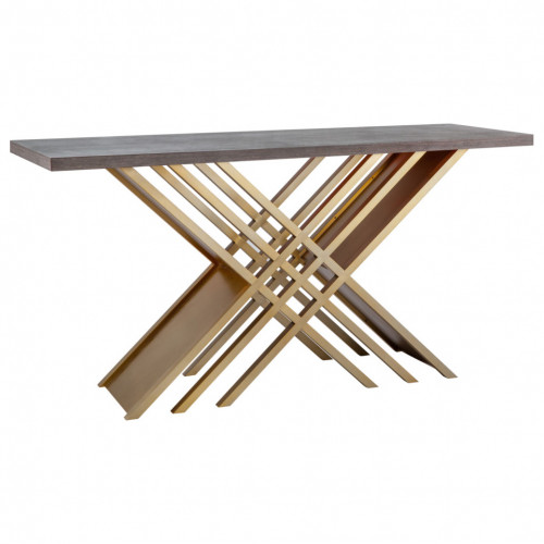 консоль gold inviting коричневая с золотом в Кемерово