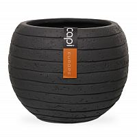 бонн, ваза ребристая, 18*15, антрацит в Кемерово