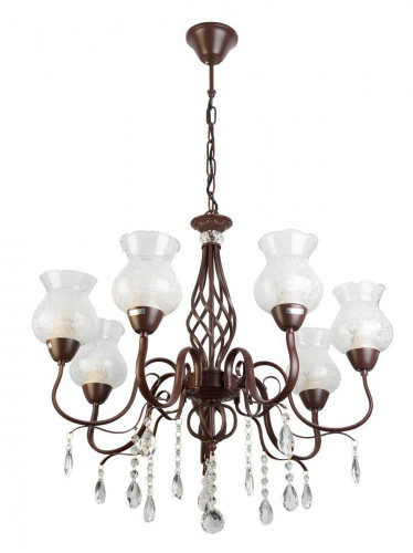подвесная люстра toplight kelli tl5680d-07pg в Кемерово