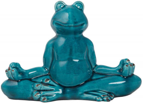 декор frog blue meditation в Кемерово