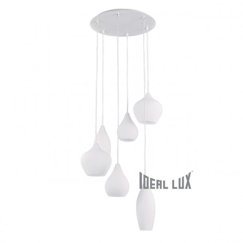 подвесная люстра ideal lux soft sp6 bianco в Кемерово