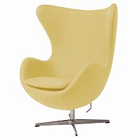 кресло egg chair желтое в Кемерово