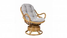 кресло-качалка swivel rocker коричневый в Кемерово