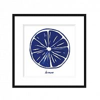 постер blue lemon синий в Кемерово