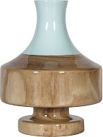 ваза настольная rustic chic vase blue wood в Кемерово