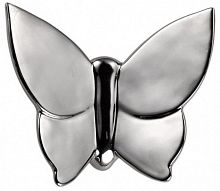 декоративная бабочка butterfly 12х14х5 (серебристая) в Кемерово