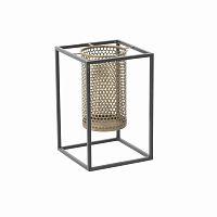 подсвечник металлический резной черный с золотом fane, 26 см в Кемерово